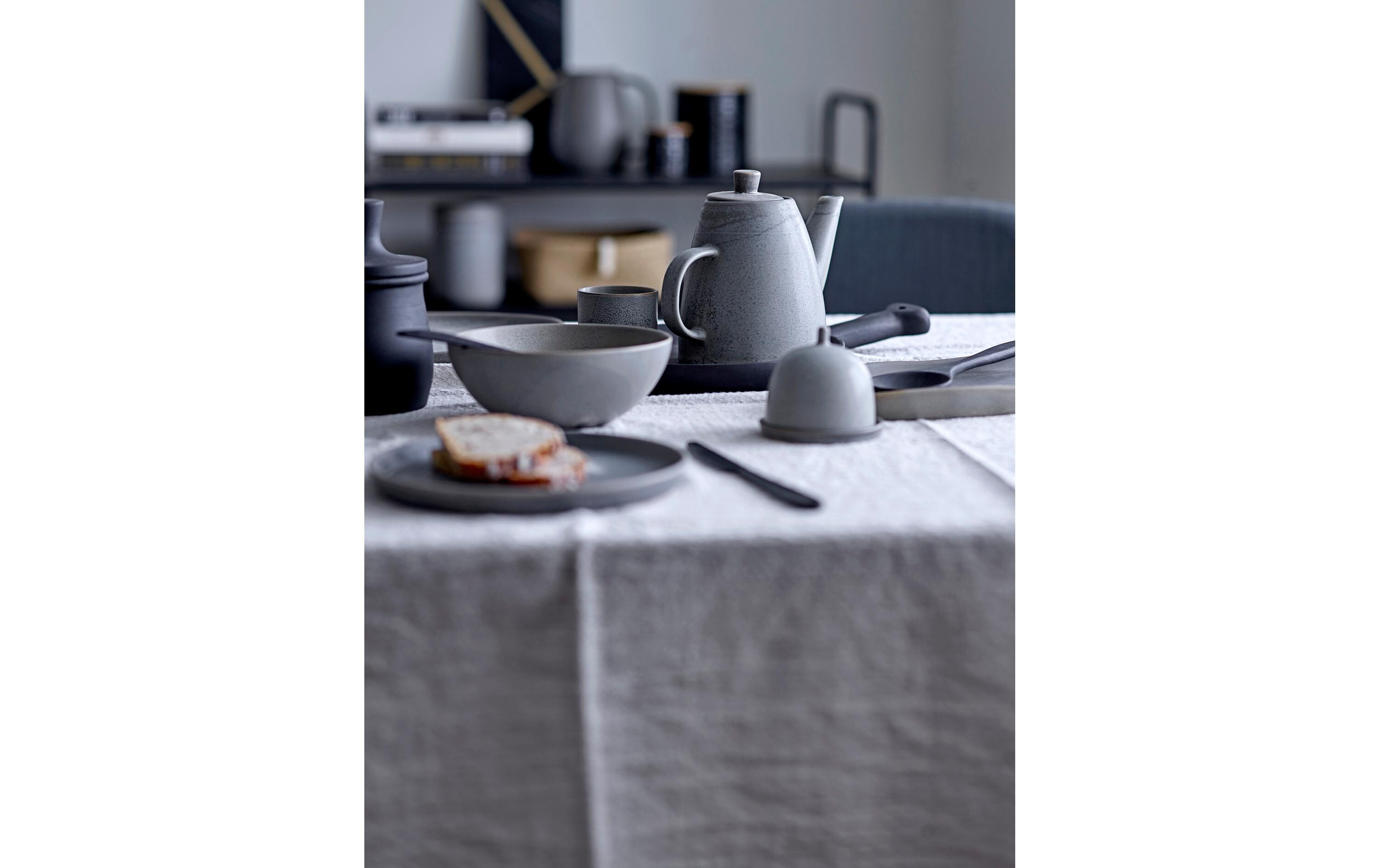 Speise-Service Kendra 12-teilig, Grau<br>Geschirrset