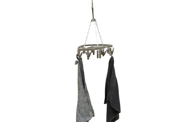 Berger Mini Wäschespinne Kunsstoff Rund 27 cm inkl. Wäscheklammern