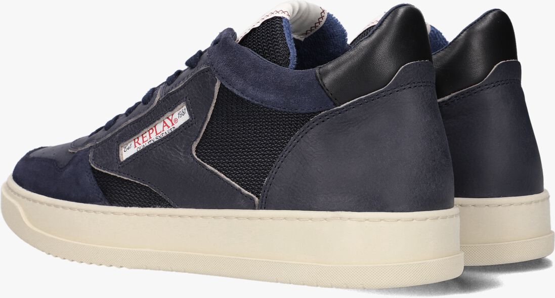 REPLAY blauwe replay hoge sneaker reload cordoba