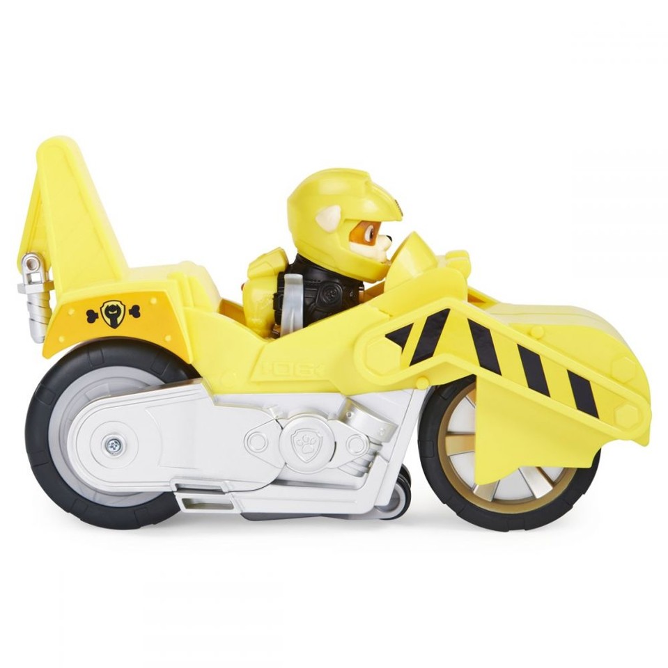 Paw Patrol - Moto Hvalpe Tema Køretøj - Rubble