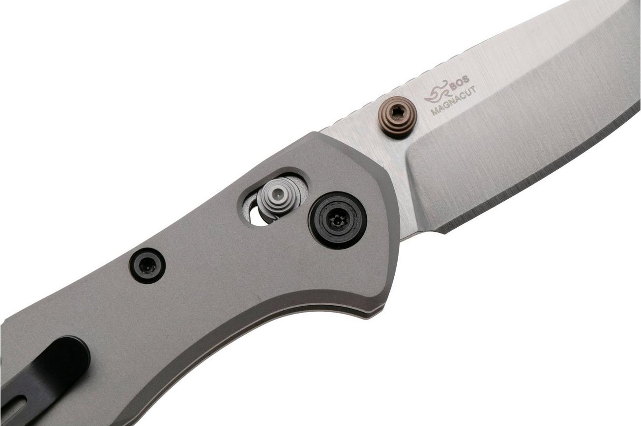 Buck 790 Mini Range Elite 0790GYS Satin MagnaCut, Gray Aluminum, zakmes