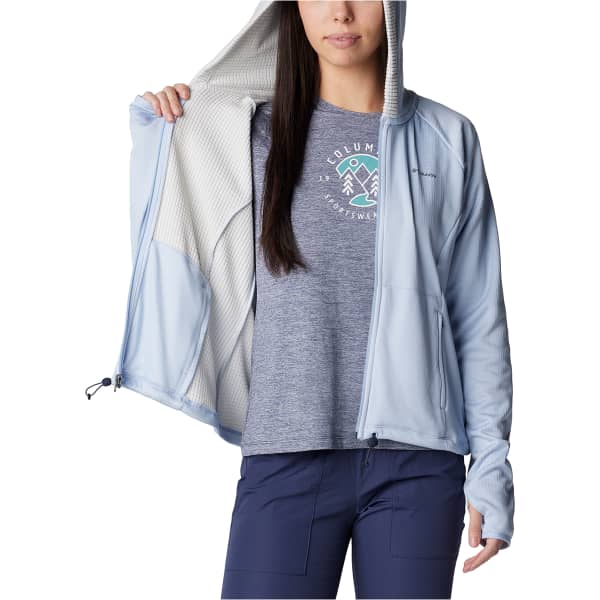 Veste polaire randonnée COLUMBIA W BOUNDLESS TREK GRID FLEECE WHISPER HEATHER