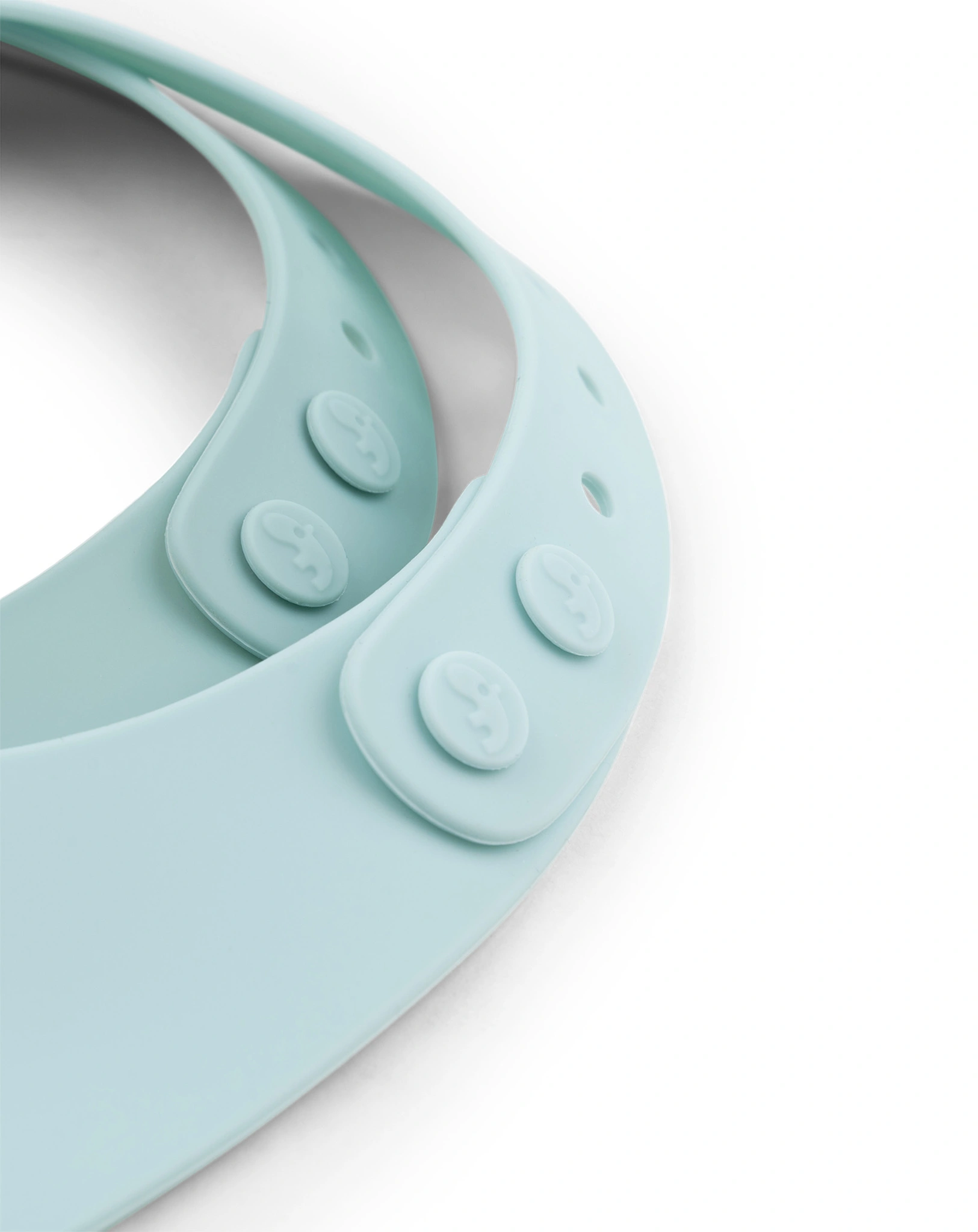 Silikon-Lätzchen ELPHEE 2er Pack in blau