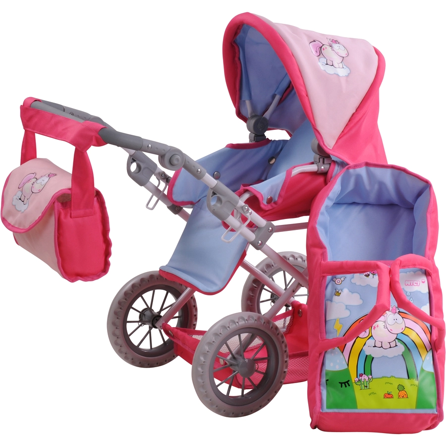 knorr toys® Puppenwagen Ruby NICI Theodor & Friends rosa