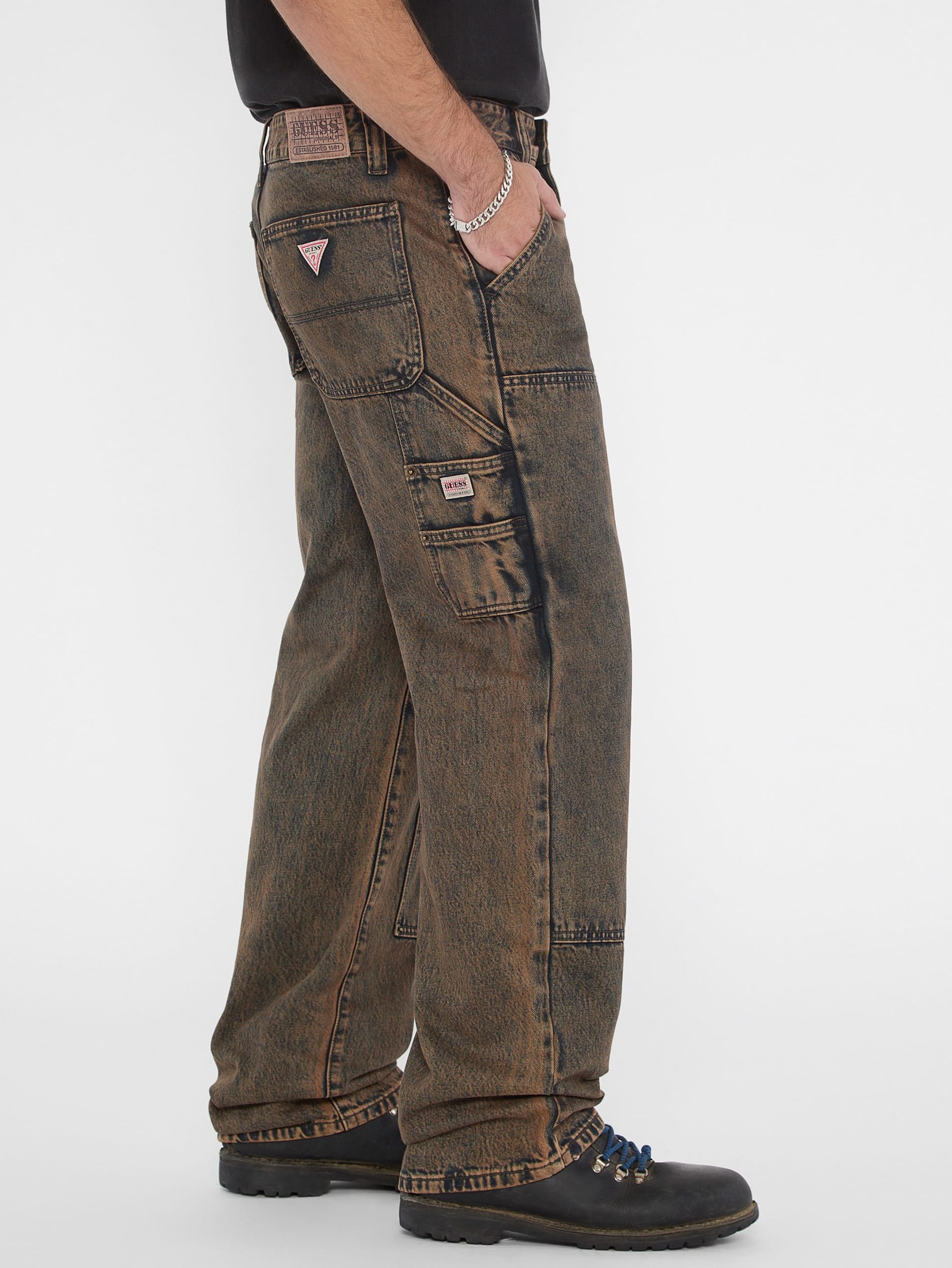 Calça jeans GUESS Originals Panel Carpenter