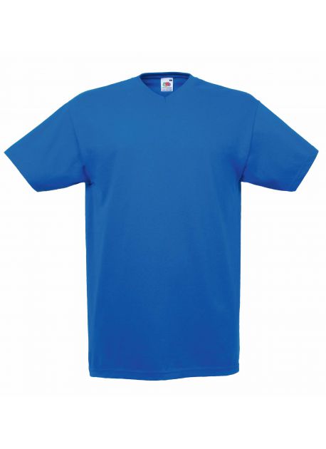 Fruit of the Loom SS034 - T-shirt Col V Confort Doux et Durable