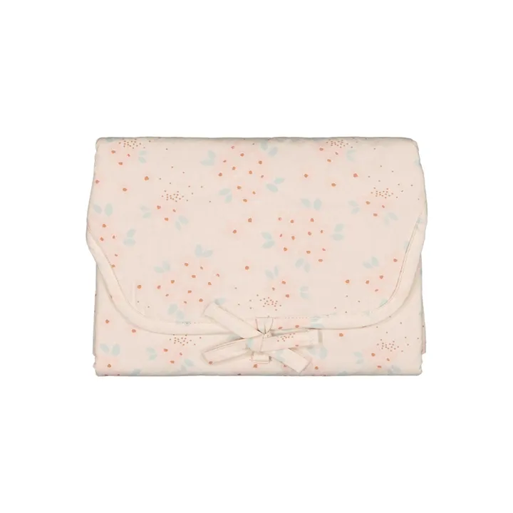 Rose in April Matelas à langer de voyage Charly May | Rose poudré