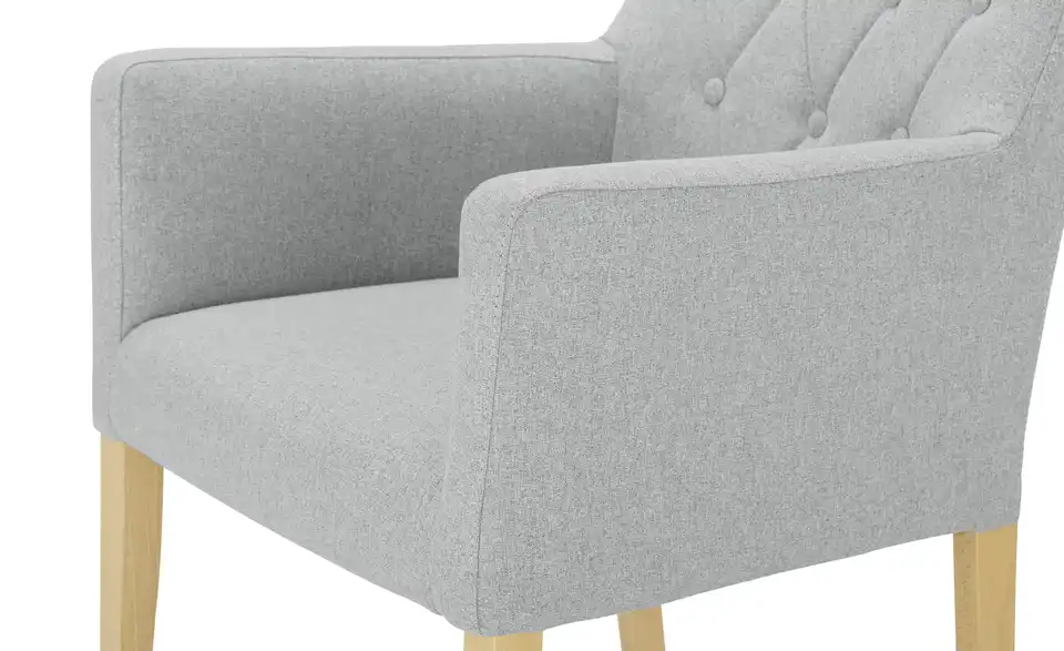 Armlehnenstuhl Mario Grau Armlehne Grau
