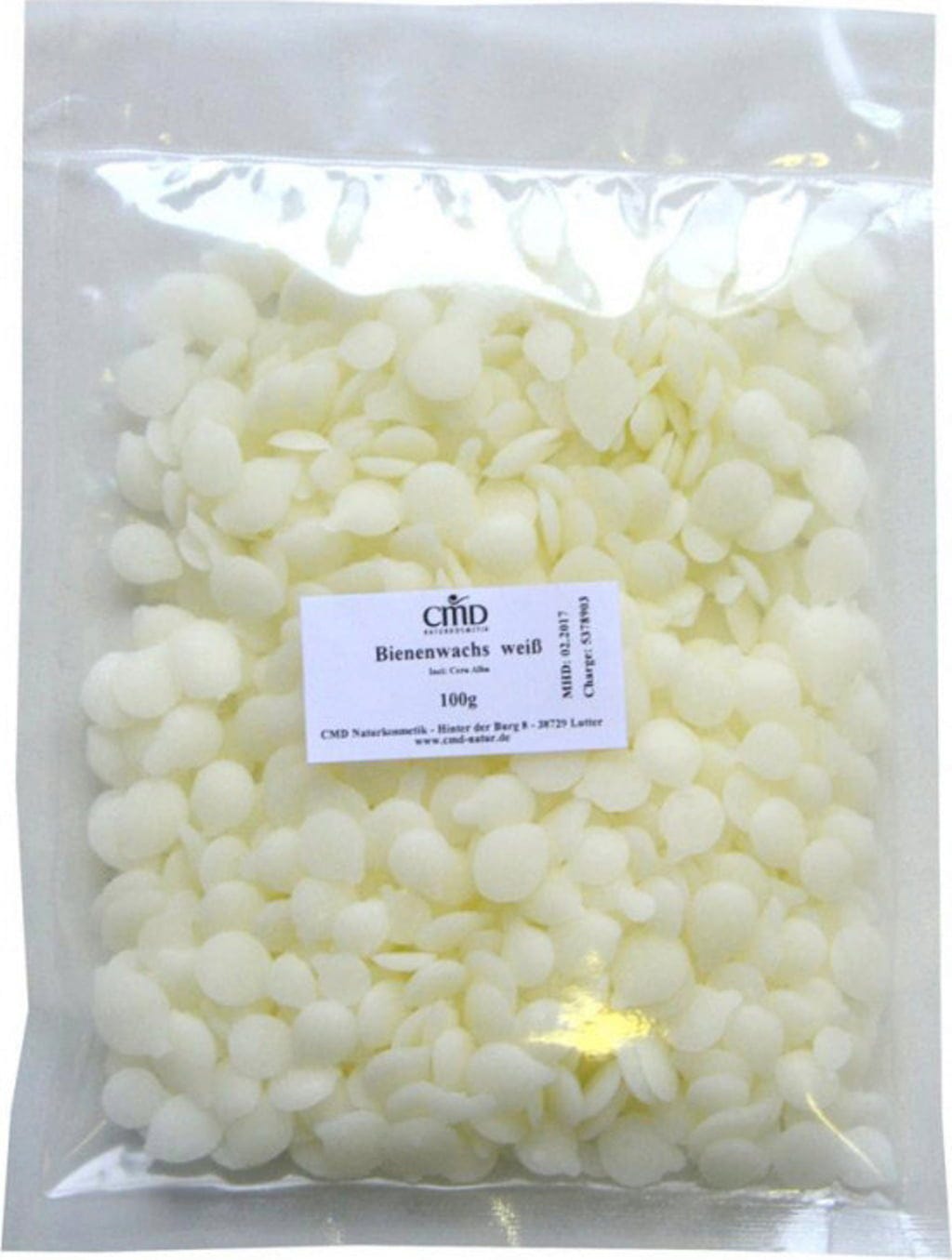 CMD Naturkosmetik  Bienenwachs weiß, 100 g