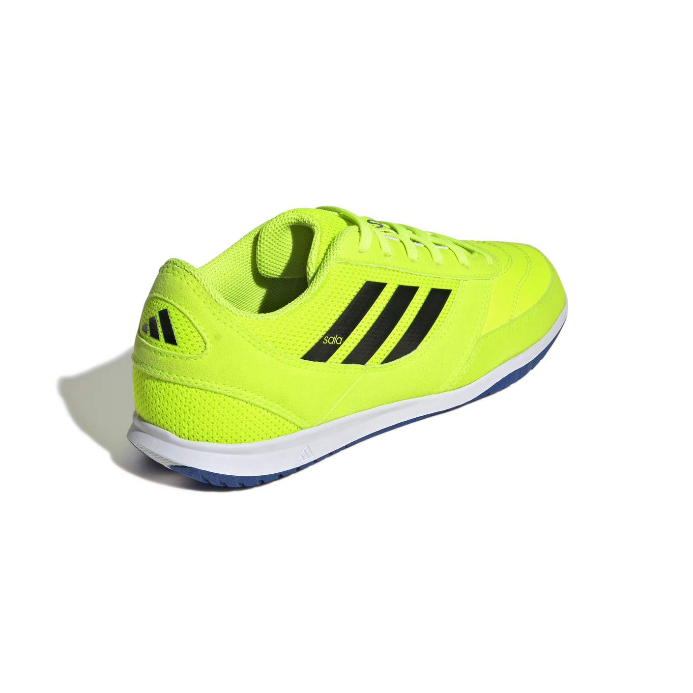 Adidas Top Sala Competition II Zaalvoetbalschoenen (IN) Kids Neongeel Zwart Blauw