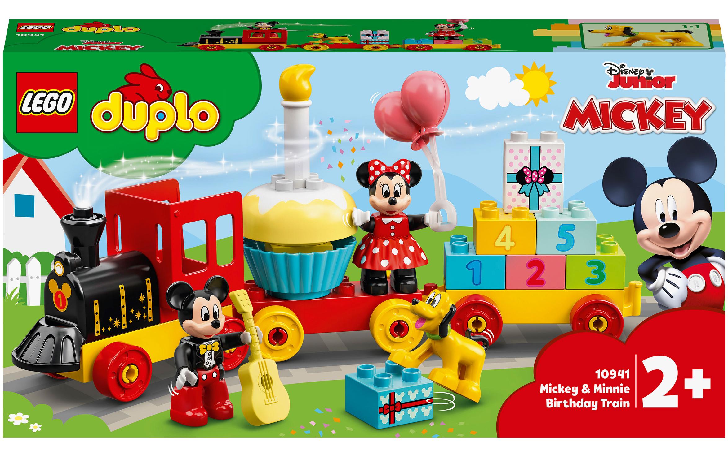 DUPLO® Mickys & Minnies Geburtstagszug 10941Disney Geburtstagszug für entwicklungsförderndes Spielvergnügen