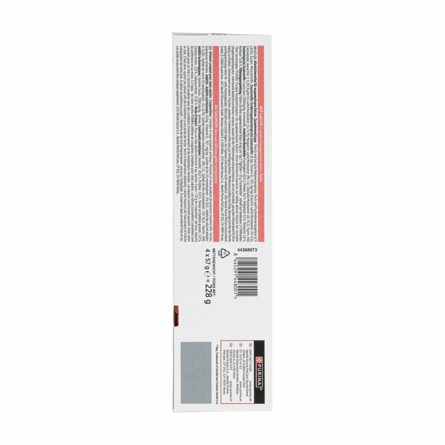 Gourmet Revelations Katzenfutter in Gelée Lachs 4x57g