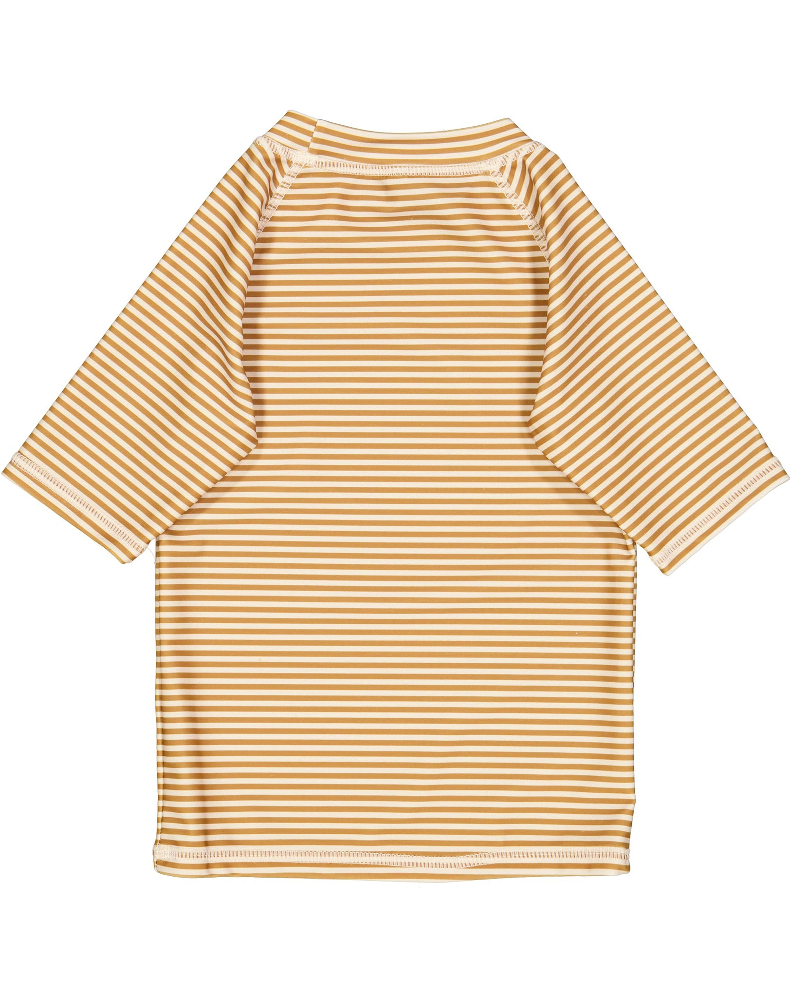 Kurzarm-Badeshirt JACKIE STRIPE in golden/green