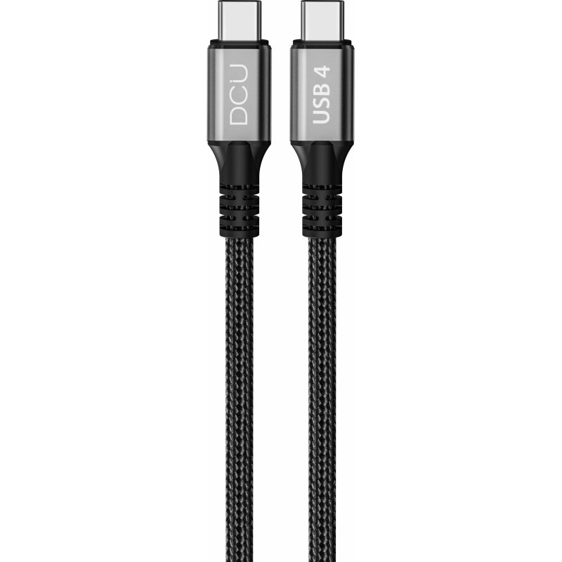 DCU Advance Tecnologic 30402095 câble USB USB4 Gen 2x2 1 m USB C Noir