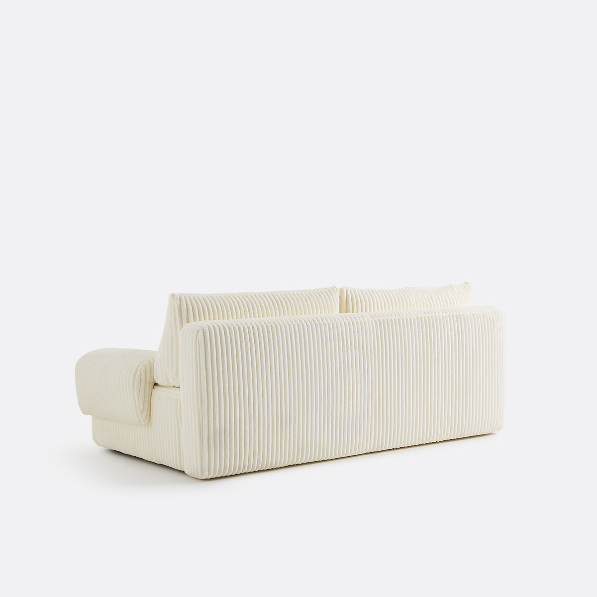 LA REDOUTE INTERIEURS<br>Sofá de 3 lugares. Veludo XL, Maona