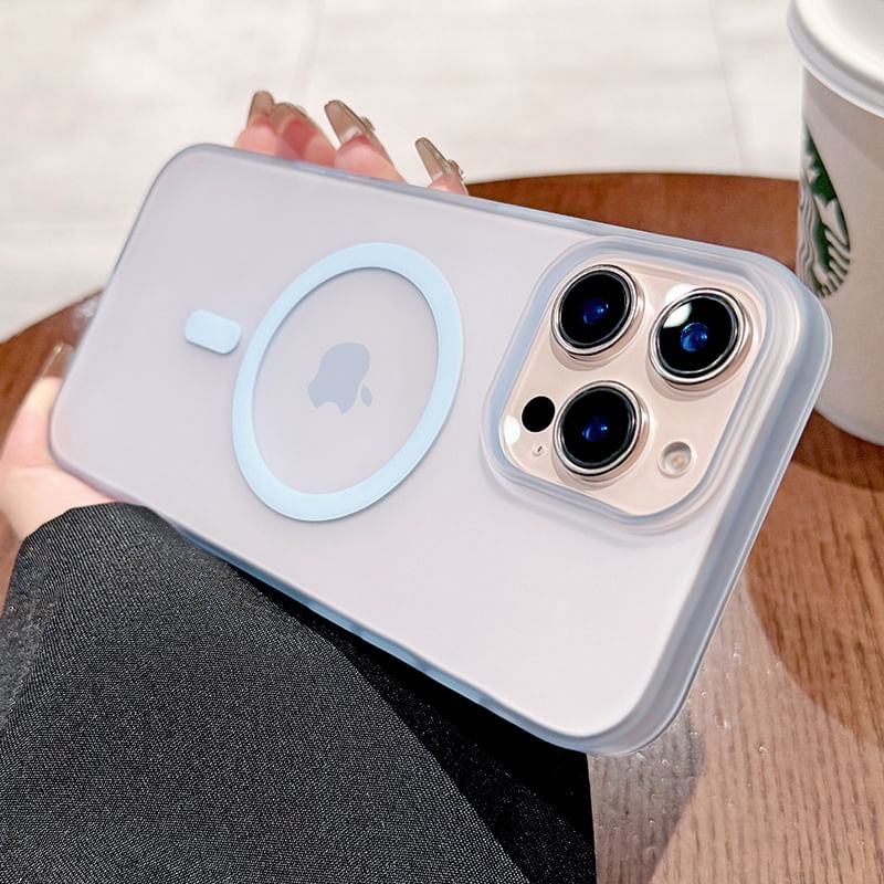 fairliea - Mat magnetisch (compatibel met MagSafe) telefoonhoesje - iPhone 16 Pro Max / 16 Pro / 16 Plus / 16 / 15 Pro Max / 15 Pro / 15 Plus / 15 / 14 Pro Max / 14 Pro / 14 Plus / 14 / 13 Pro Max / 13 Pro / 13