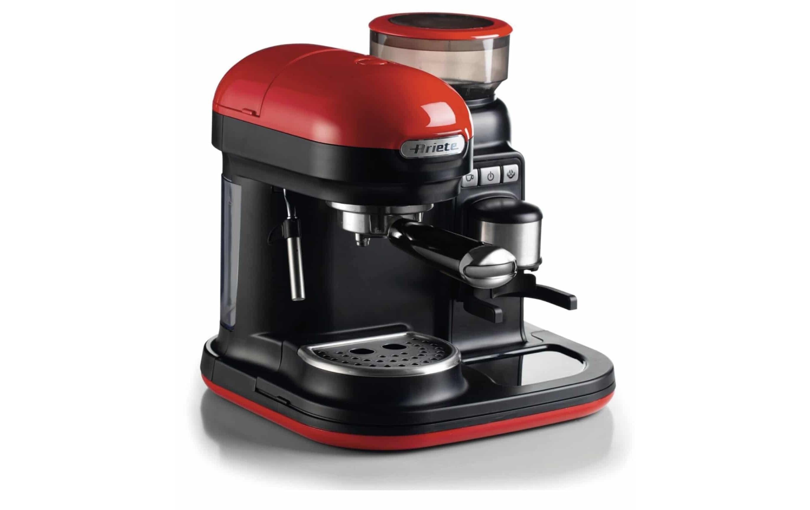Portionskaffeemaschine MODERNA Rot/Schwarz<br>Espressomaschine