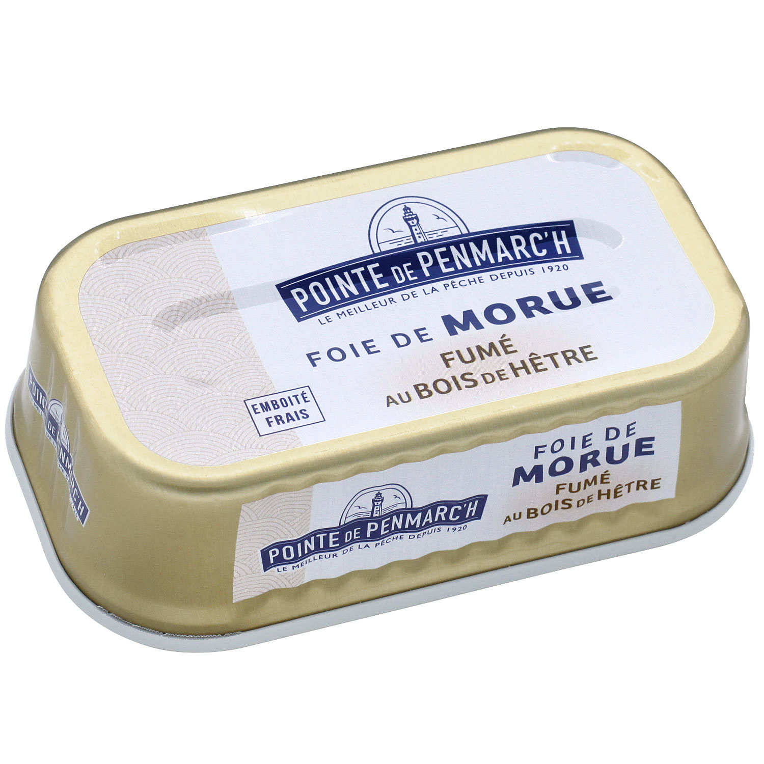 Foie de morue fumé au bois de hêtre ou d'aulne