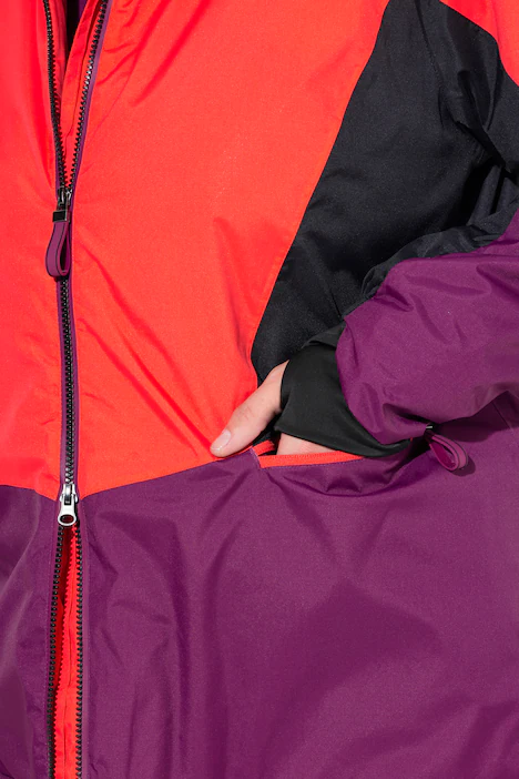 HYPRAR Performance-Jacke, wasserdicht, Schneefang, coralle