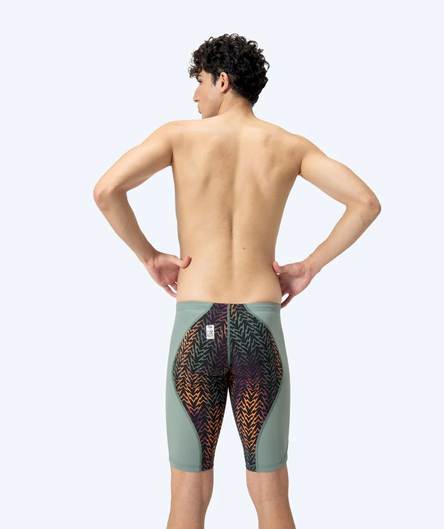 Speedo konkurrence badebukser til mænd - LZR Ignite - Grøn/orange