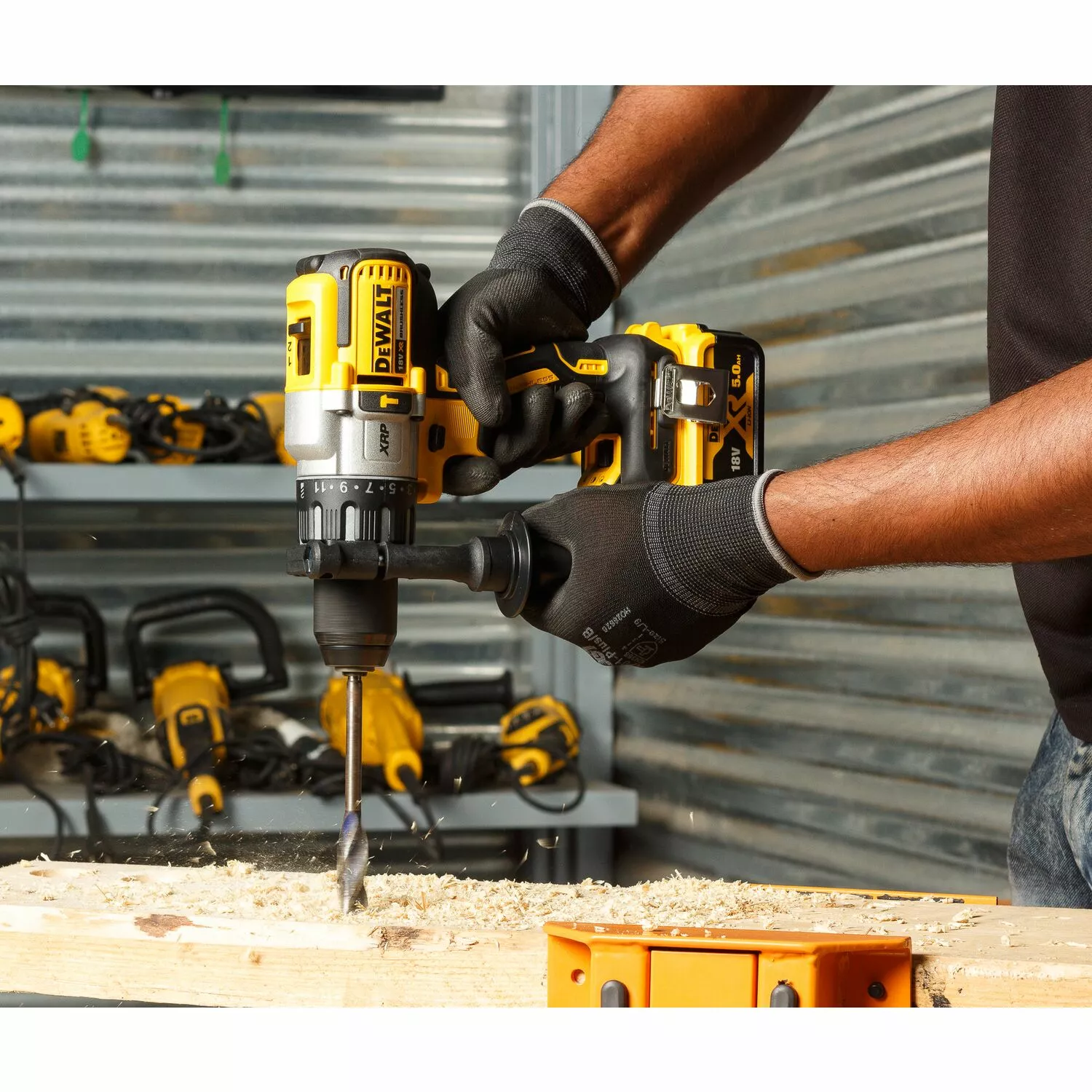 DeWALT DCD996P2 18V Li-Ion accu boor-/schroefmachine set (2x 5.0Ah accu) in TSTAK - koolborstelloos