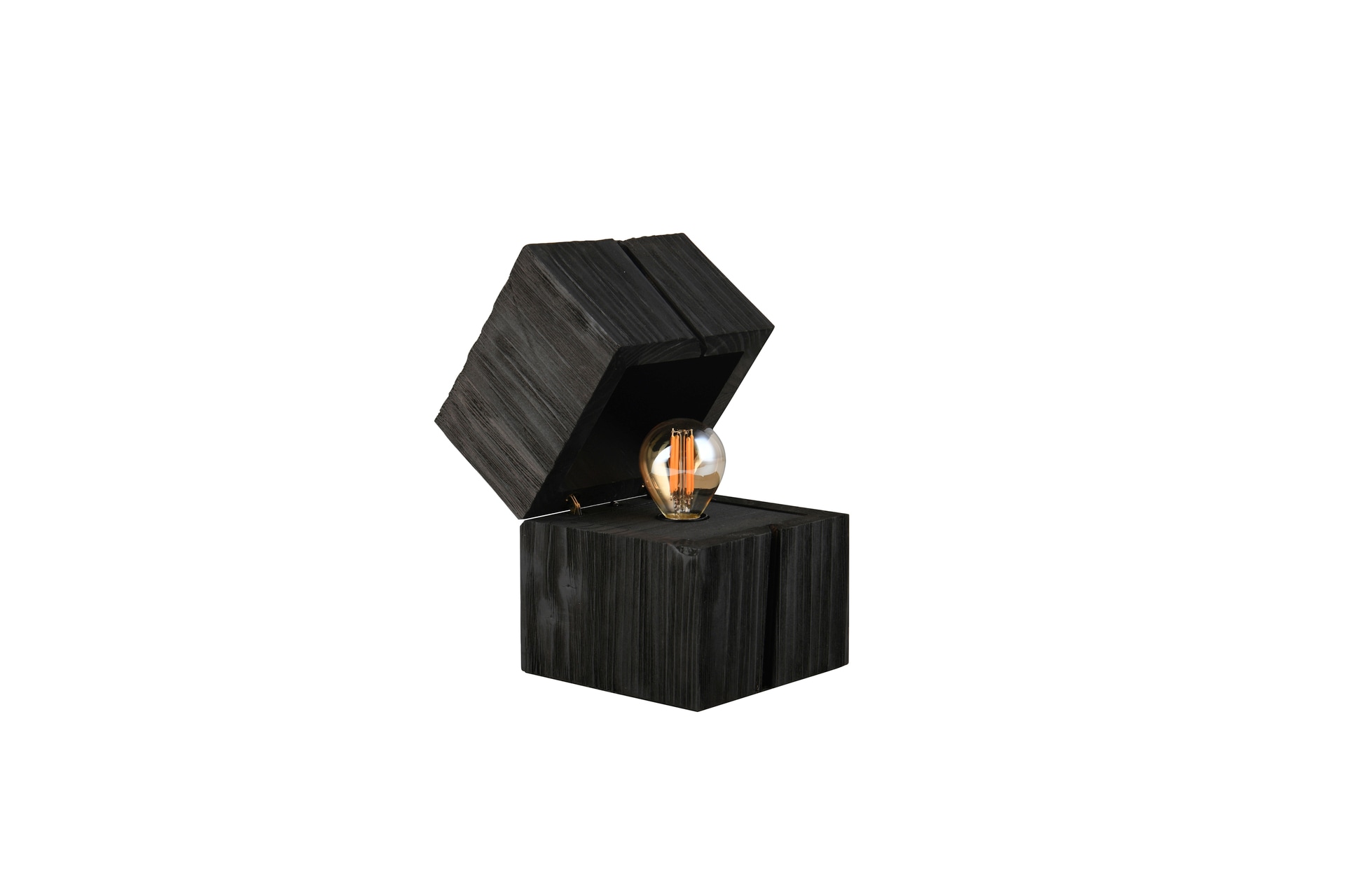 TRIO Retrofit LED Tischlampe TREASURE 12 x 12 cm schwarz