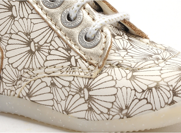 Kickers boots bottine bebe bonzip blanc