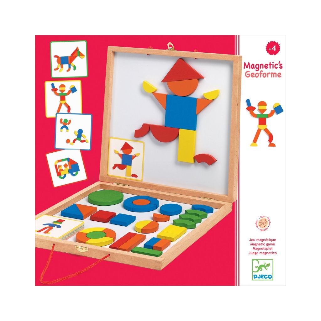 Magnétique Bois : Coffret Geoformes