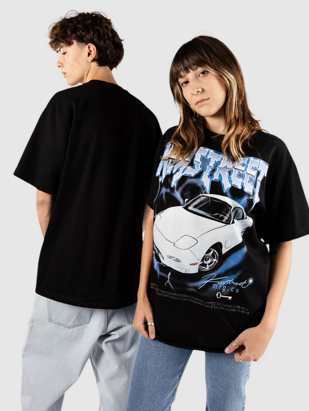 Key Street Heavy Rotation T-Shirt black