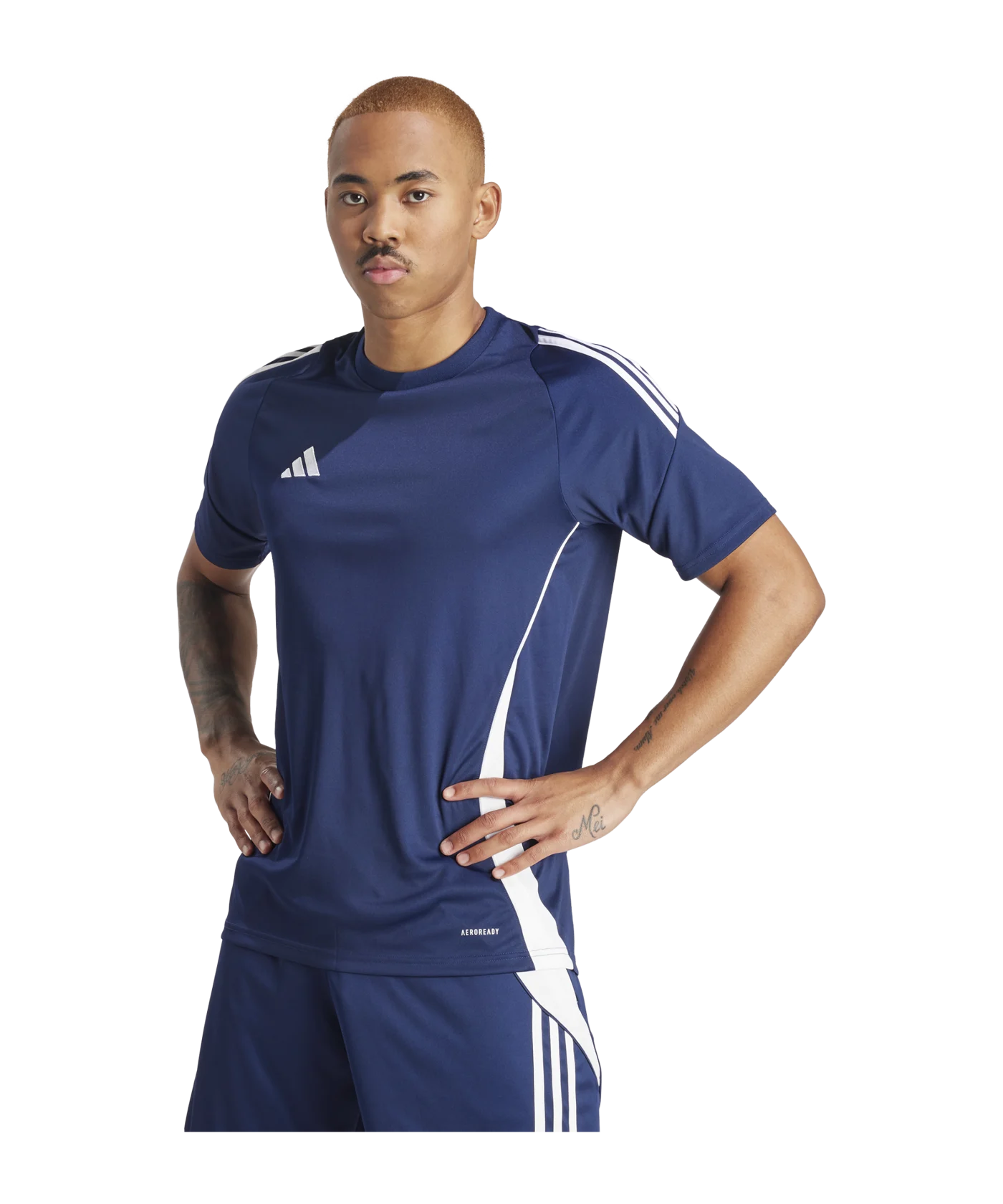 adidas Tiro 24 Trikot Dunkelblau Weiss