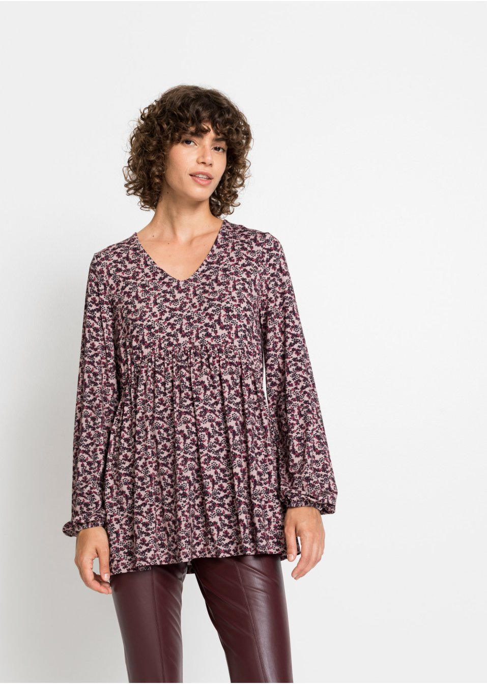 Blouse à imprimé fleuri