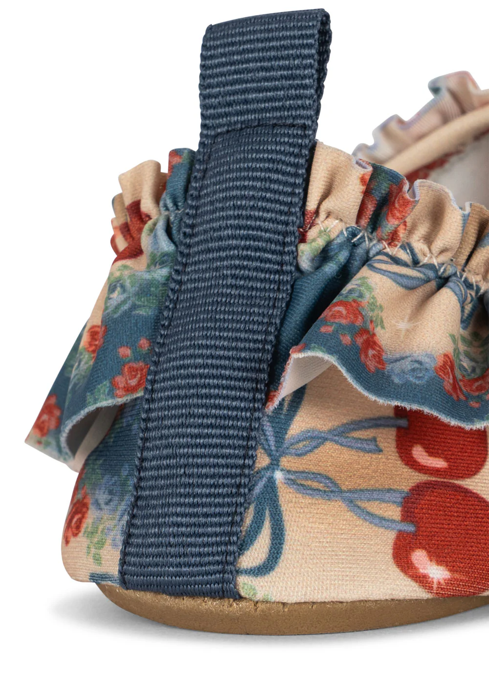 Maya badesko - cherry bow blue - 22-23