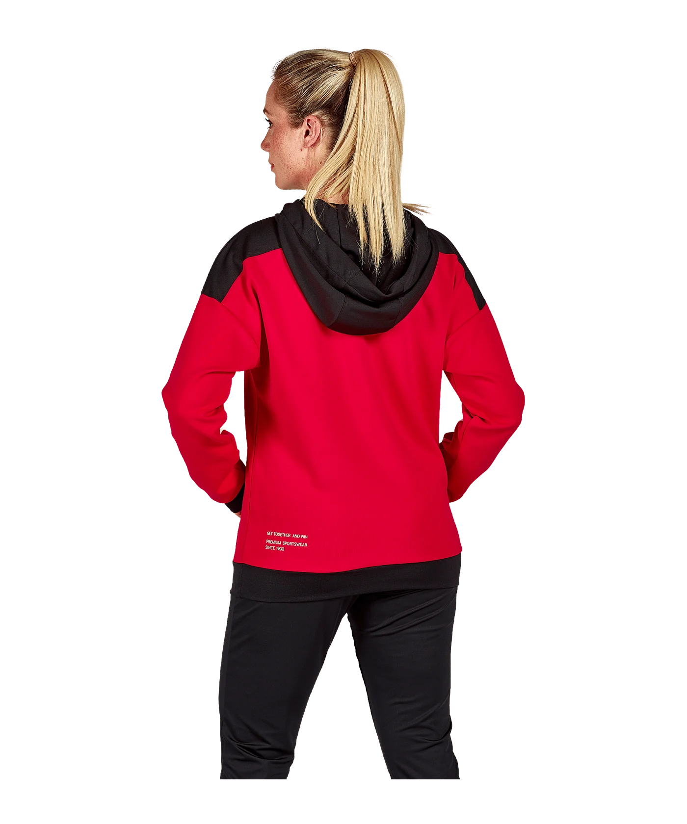 Erima Change by Hoody Damen Rot Schwarz