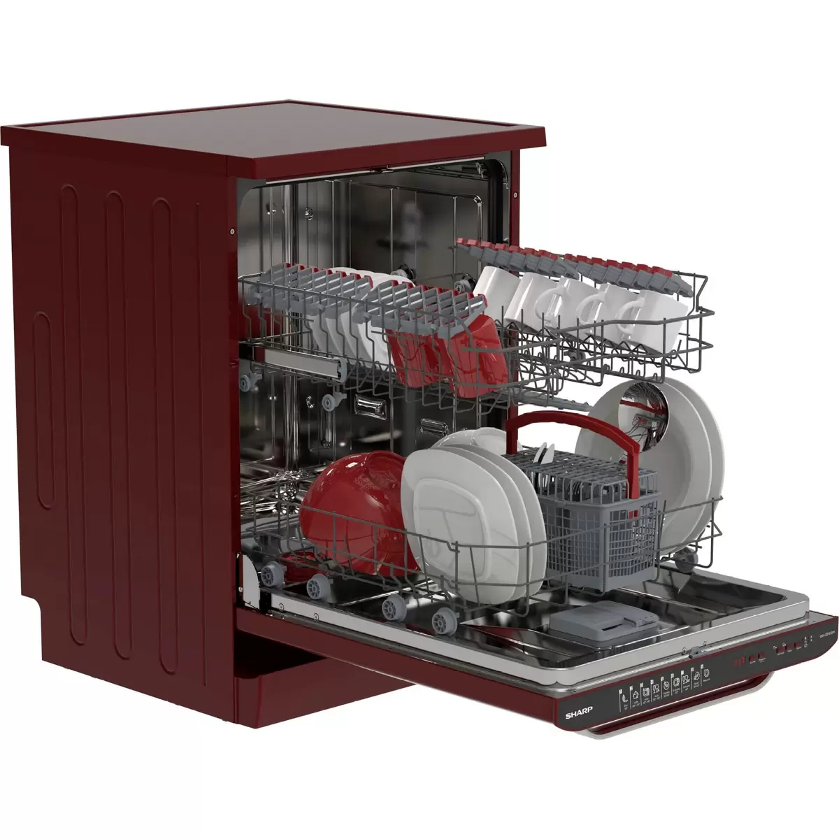 Geschirrspüler freistehend Sharp QW-I23F47DM-DE