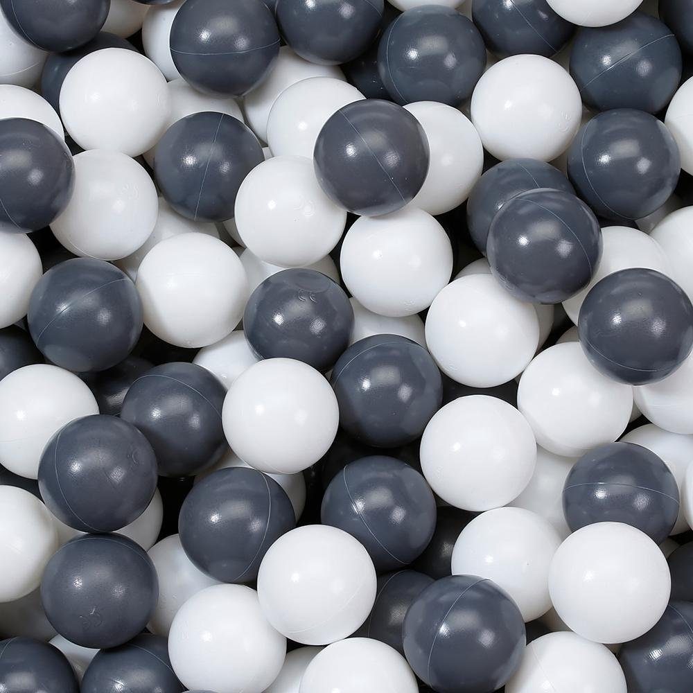 Knorrtoys® Bällebad-Bälle »300 Stück, Grey/Cream«
