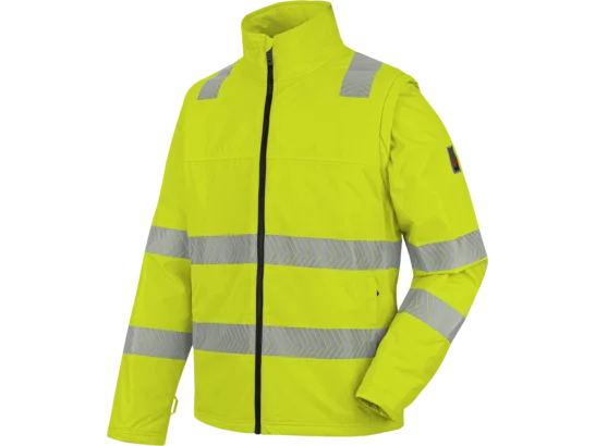 Parka de travail haute-visibilité jaune fluo 4 en 1 Würth MODYF