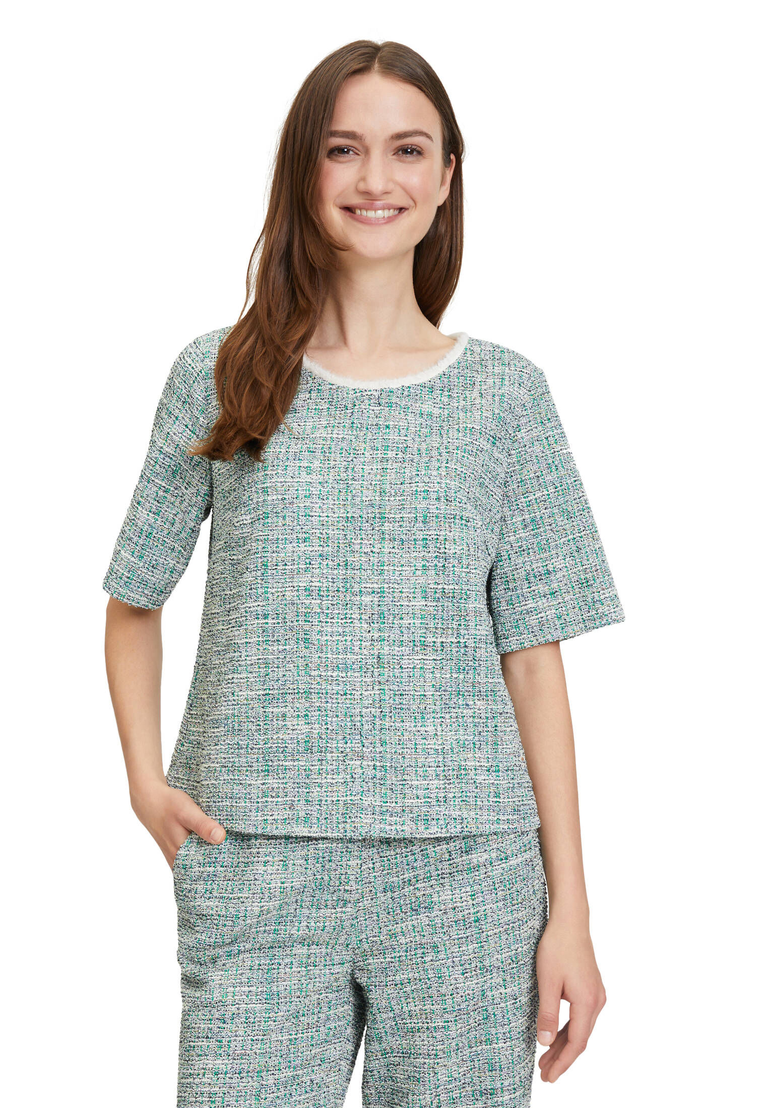 Betty & Co| Damen Sweatshirt mit Struktur