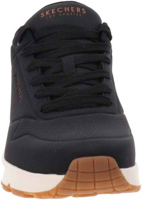 Skechers Air-Cooled Memory Foam Jogging Sneaker Black Heren