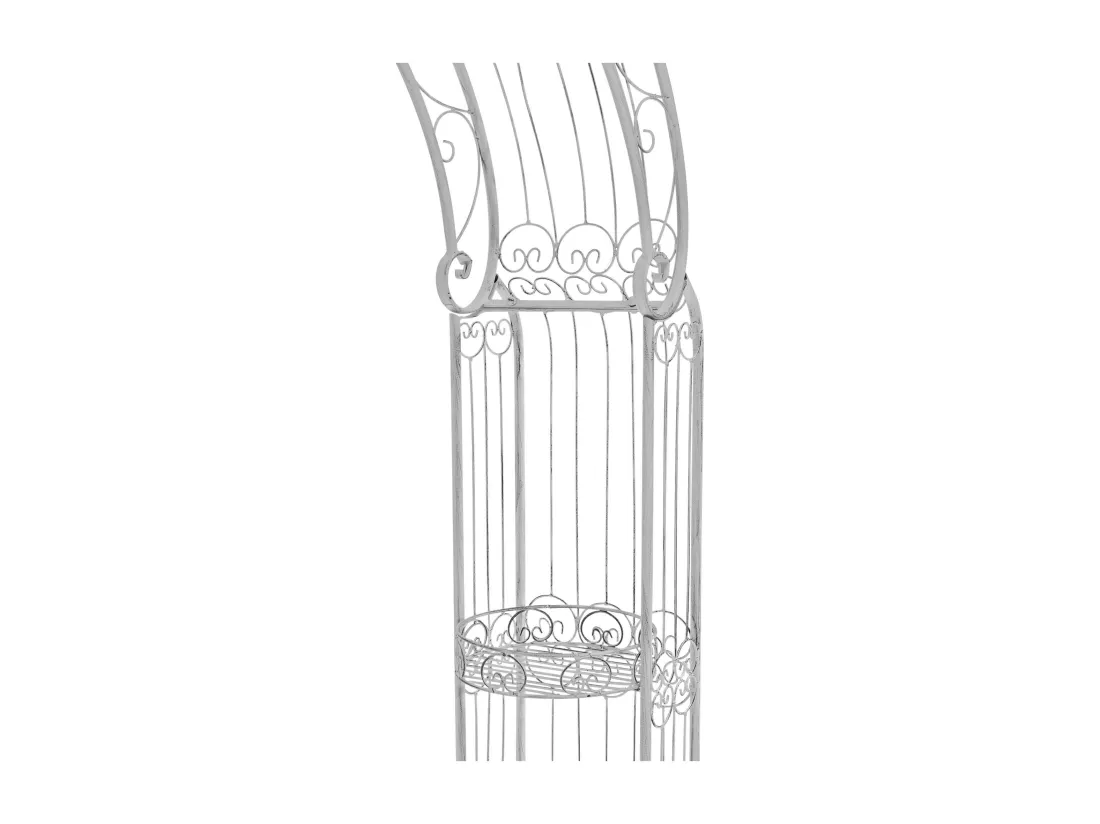 Arche à rosiers - Métal & Métal - Blanc antique - Alessia