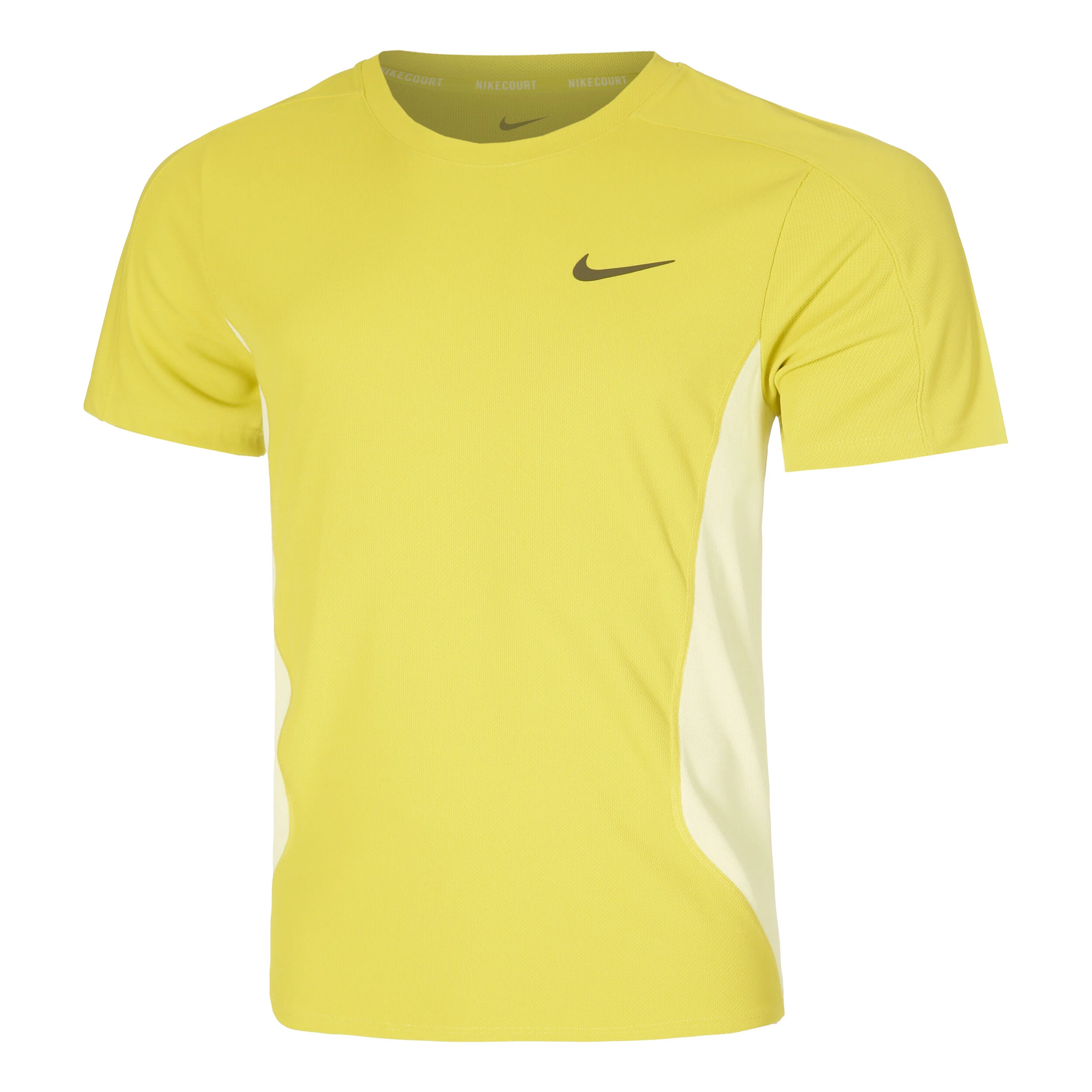 Nike Court Dri-Fit Advantage Slam T-shirt Hommes - Jaune , Jaune Lemon