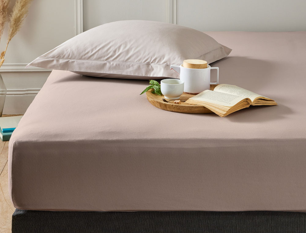 Pack 2 draps-housses-Jersey extensible