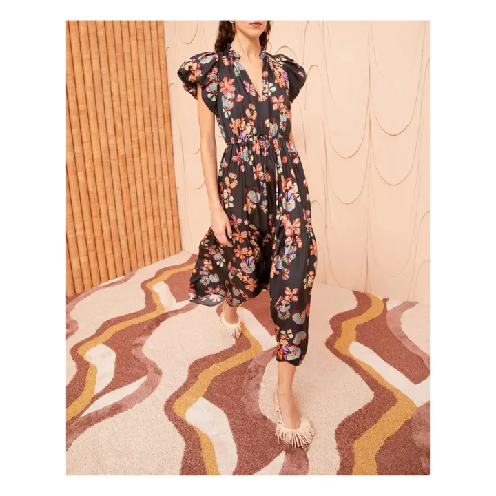 Ulla Johnson Robe Scarlett Soie | Noir