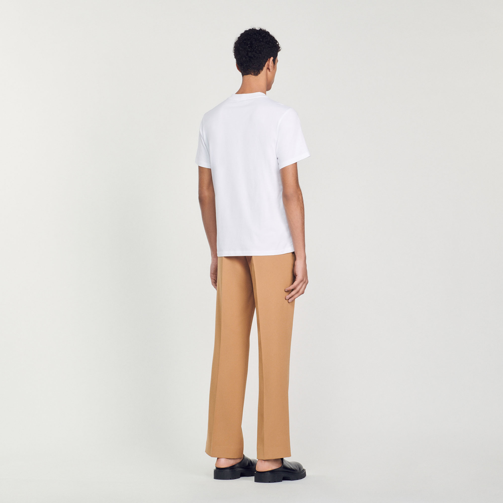 T-shirt broderie Sandro