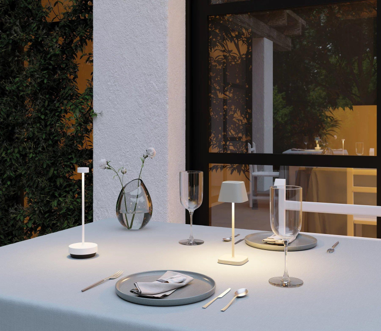 Blomus Kodu tafellamp LED oplaadbaar White