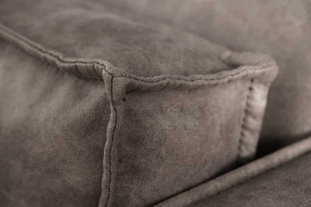 Design 3-Sitzer Sofa BOSSA NOVA 260cm antik dunkelgrau Microfaser Couch Wohnzimmer