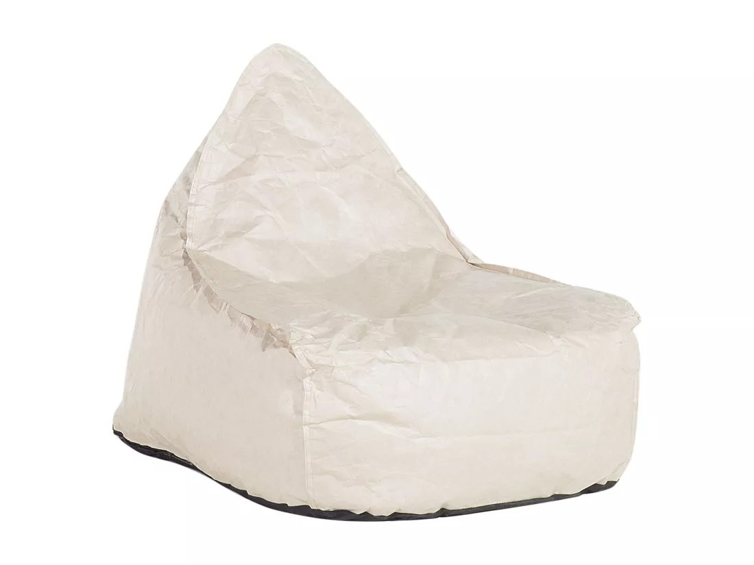 Pouf poire 200 L DROP 63 cm 75 cm Beige clair