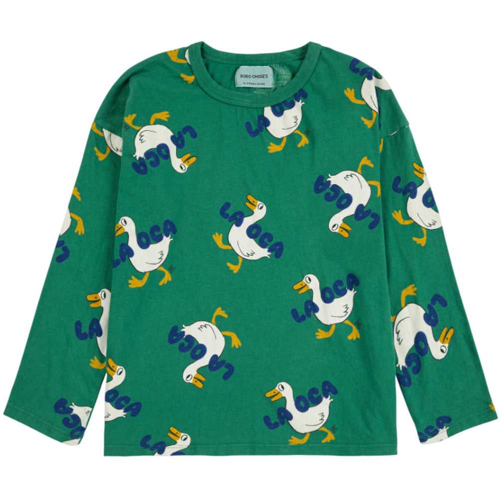 Køb Bobo Choses Green La Oca All Over T-Shirt