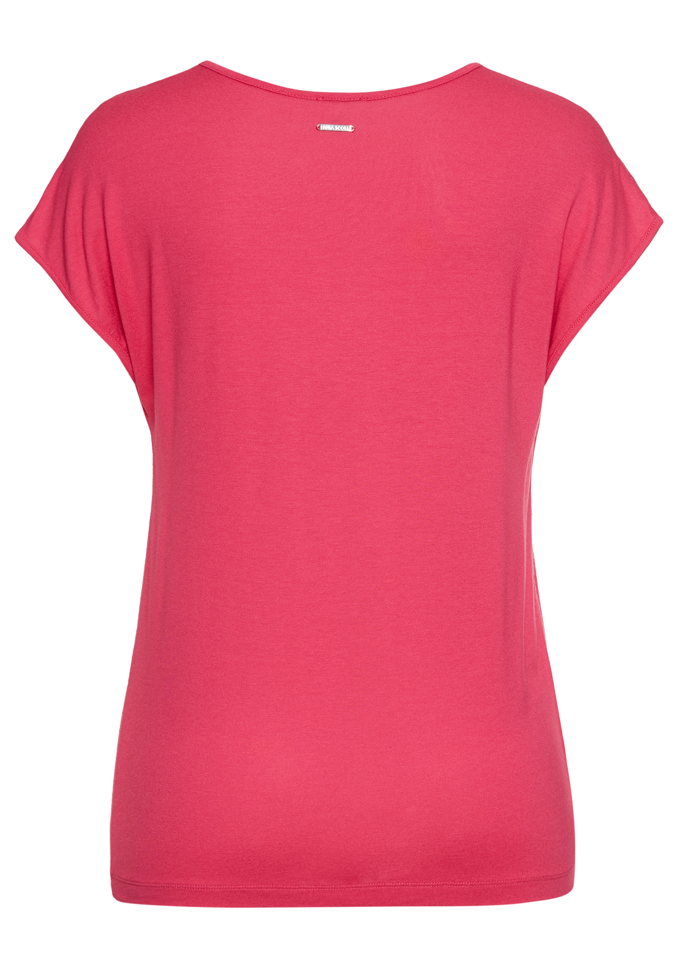 Laura Scott Spitzenshirt , mit hübschem Mesheinsatz
