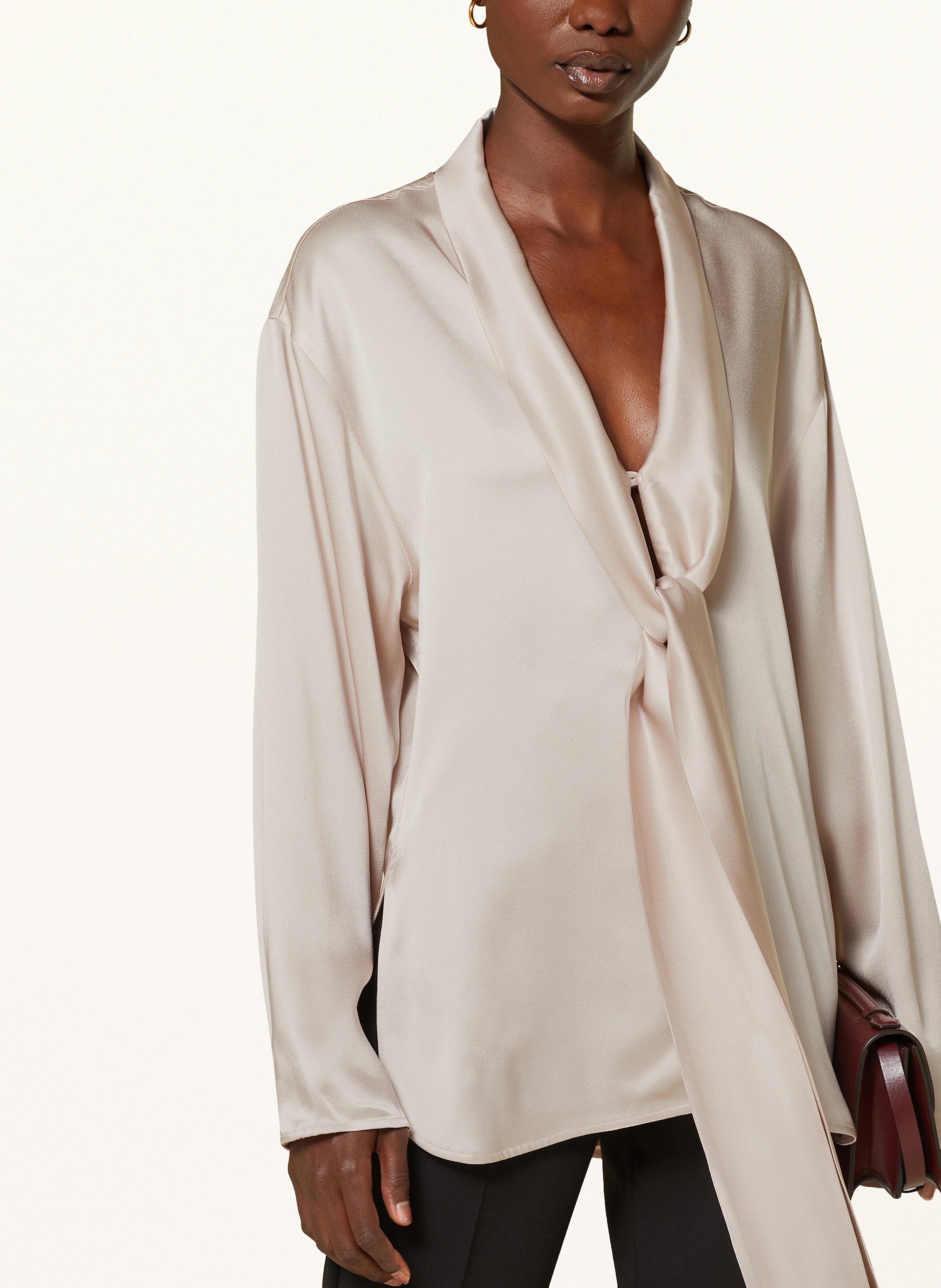 VICTORIA BECKHAM Schluppenbluse aus Satin