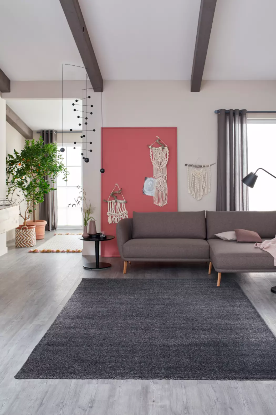 Webteppich Pure 133 x 190 cm